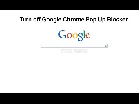 disable pop up blockers google chrome for mac